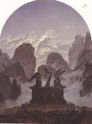 Carl Gustav Carus The Goethe Monument (mk45) china oil painting reproduction